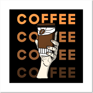 Raise Your Coffee Posters and Art